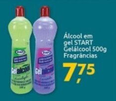 Supermercados Nori Alcool em gel Start Gelalcool 500g Fragrancias oferta