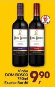 Supermercados Nori Vinho Dom Bosco 750ml Exceto Bordo oferta