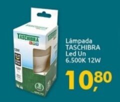 Supermercados Nori Lampada Taschibra Led Un 6.500K 12W oferta
