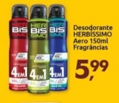 Supermercados Nori Desodorante Herbissimo Aero 150ml fragrancias oferta
