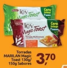Supermercados Nori Torradas Marilan Magic Toast 130g/150g sabores oferta