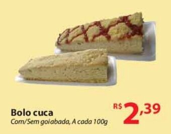 Nacional Bolo Cuca 100g oferta