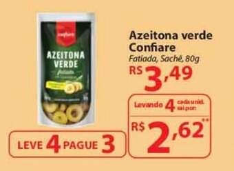 Nacional Azeitona verde Confiare 80g oferta