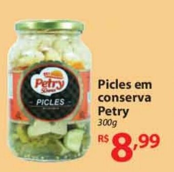 Nacional Picles em conserva Petry 300g oferta