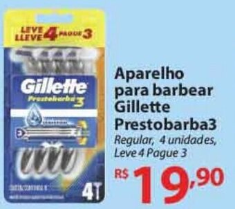 Aparelho para Barbear Gillette Prestobarba3