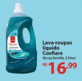 Nacional Lava-roupas Liquido Confiare 3L oferta