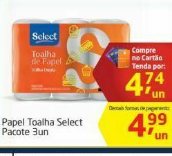 Tenda Atacado Papel toalha select oferta