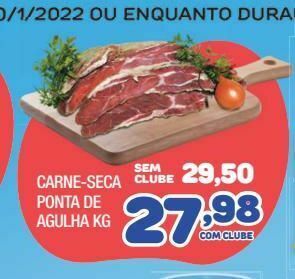 Costazul Supermercados Carne seca ponta de agulha oferta