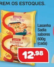 Costazul Supermercados Lasanha sadia oferta