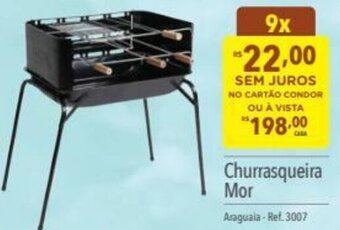 Supermercados Condor Churrasqueira Mor oferta