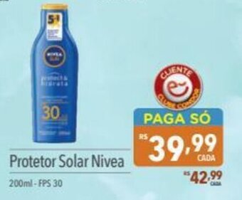 Supermercados Condor Protetor solar Nivea FPS 30 200ml oferta