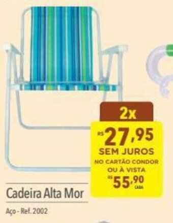 Supermercados Condor Cadeira Alta Mor oferta