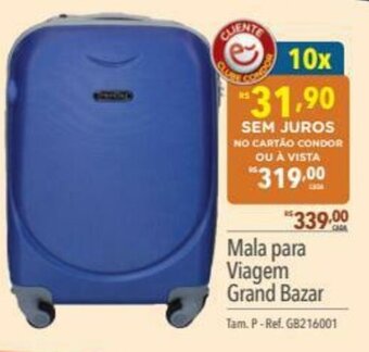 Supermercados Condor Mala Para Viagem Grand Bazar oferta