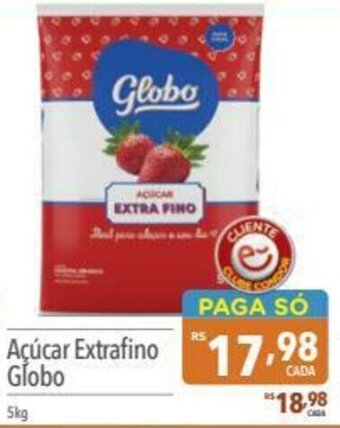Acucar Extrafino Globo 5kg