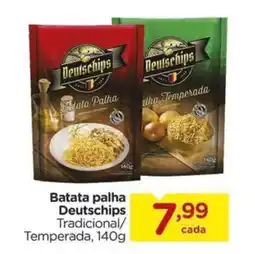 Carrefour Batata palha Deutschips Tradicional/ Temperada, oferta