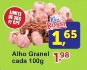 Rossi Supermercado Alho Granel cada oferta