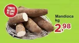 Rossi Supermercado Mandioca oferta