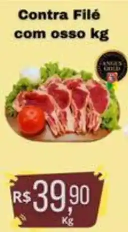 Supermercados Pague Menos Contra Filé com osso oferta