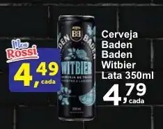 Rossi Supermercado Cerveja Baden Baden Witbier Lata oferta