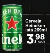 Rossi Supermercado Cerveja Heineken lata oferta