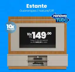 Lojas Becker Estante Guararapes | Nature/Off oferta