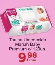 Rossi Supermercado Toalha Umedecida Mariah Baby Premium c/ 120un. oferta
