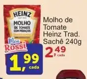 Rossi Supermercado Molho de Tomate Heinz Trad. Sachê oferta
