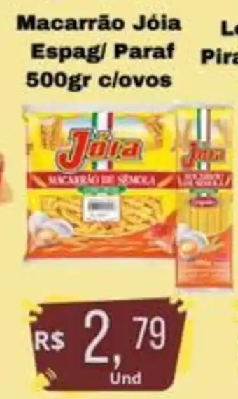 Macarrão Jóia Leite Espag/ Paraf clovos