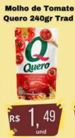 Supermercados Pague Menos Molho de Tomate Quero Trad oferta