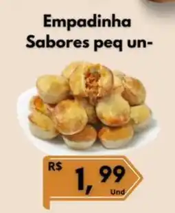 Supermercados Pague Menos Empadinha Sabores peq un- oferta