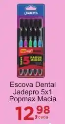 Rossi Supermercado Escova Dental Jadepro 5x1 Popmax Macia oferta