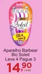 Rossi Supermercado Aparelho Barbear Bic Soleil oferta