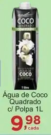 Rossi Supermercado Água de Coco Quadrado c/ Polpa oferta