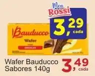 Rossi Supermercado Wafer Bauducco Sabores oferta