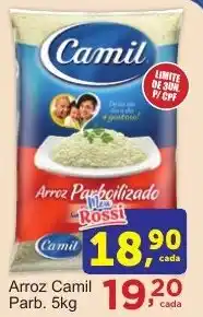 Rossi Supermercado Arroz Camil Parb. oferta