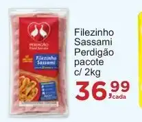 Rossi Supermercado Filezinho Sassami Perdigão oferta