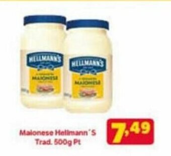 Maionese Hellmann's Trad 500g