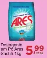 Rossi Supermercado Detergente em Pŏ Ares Sachê oferta