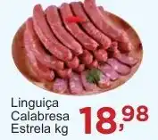 Rossi Supermercado Linguiça Calabresa Estrela oferta