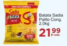Rossi Supermercado Batata Sadia Palito Cong. oferta