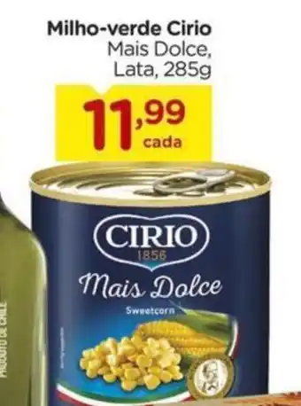 Milho-verde Cirio Mais Dolce, Lata,