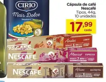 Carrefour Cápsula de café Nescafé oferta
