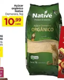 Carrefour Açúcar orgânico Native Demerara, oferta