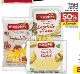 Carrefour Todas as massas frescas massa leve oferta