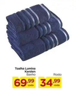 Carrefour Toalha Lumina Karsten Rosto oferta