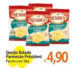 Atacadão Queijo Ralado Parmesão Président Pacote oferta