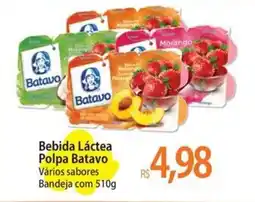 Atacadão Bebida Láctea Polpa Batavo Vários sabores Bandeja oferta