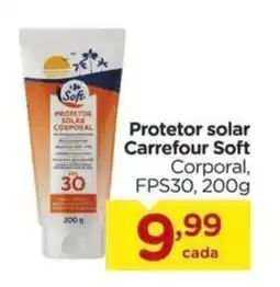 Carrefour Protetor solar Carrefour Soft Corporal, FPS30 oferta