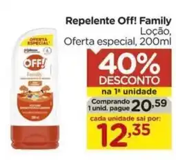 Carrefour Repelente Off! Family Loção, oferta