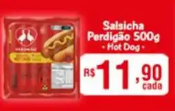 Supermercados São Vicente Salsicha Perdigão 500g Hot Dog oferta